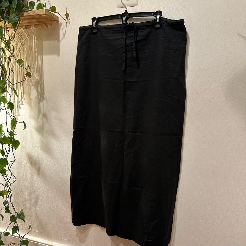 Linen Drawstring Skirt - Picture 6 of 8